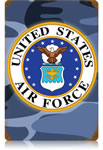 "U.S. Air Force" Vintage Metal Sign